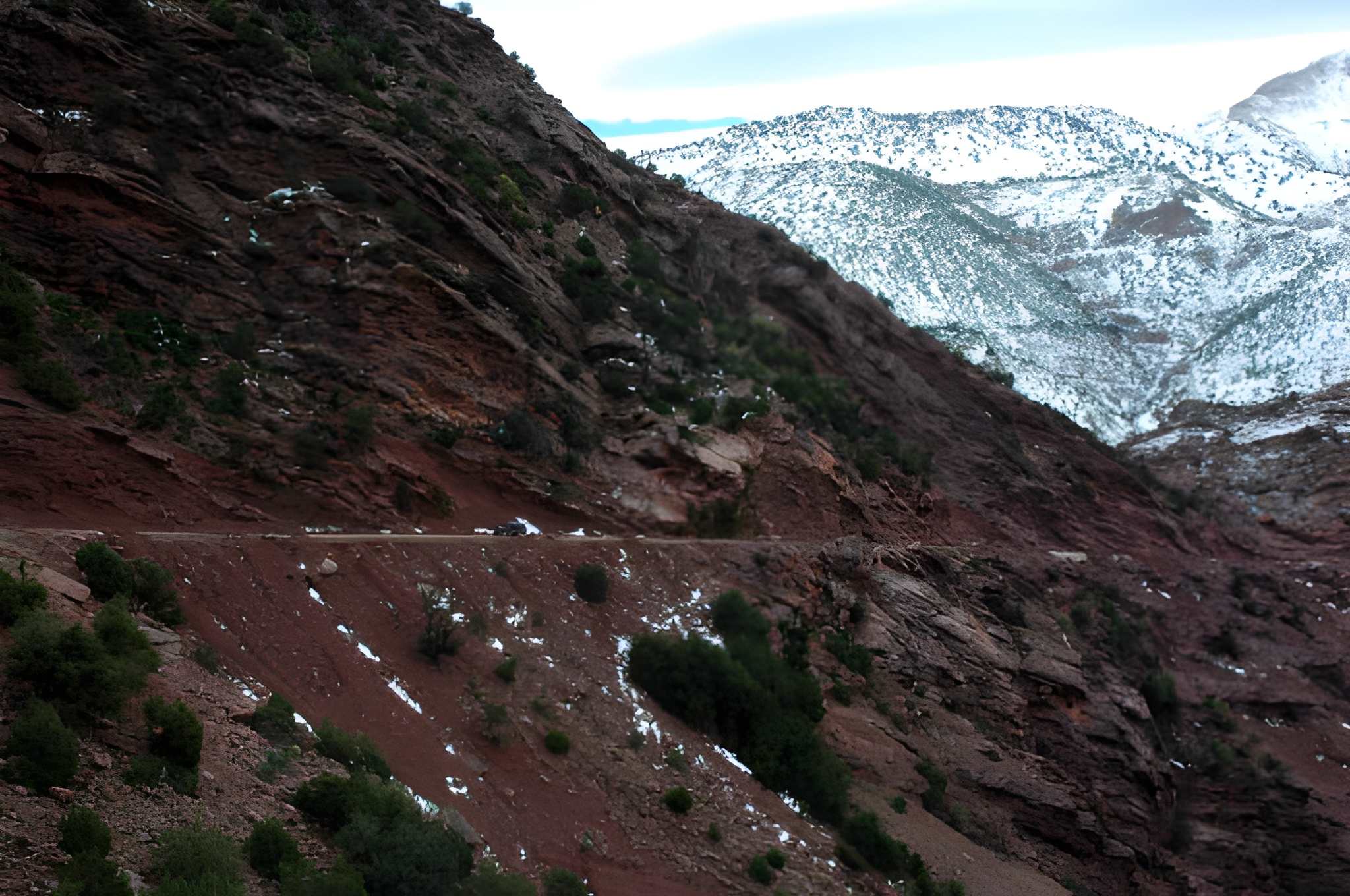 High Atlas mountain pass