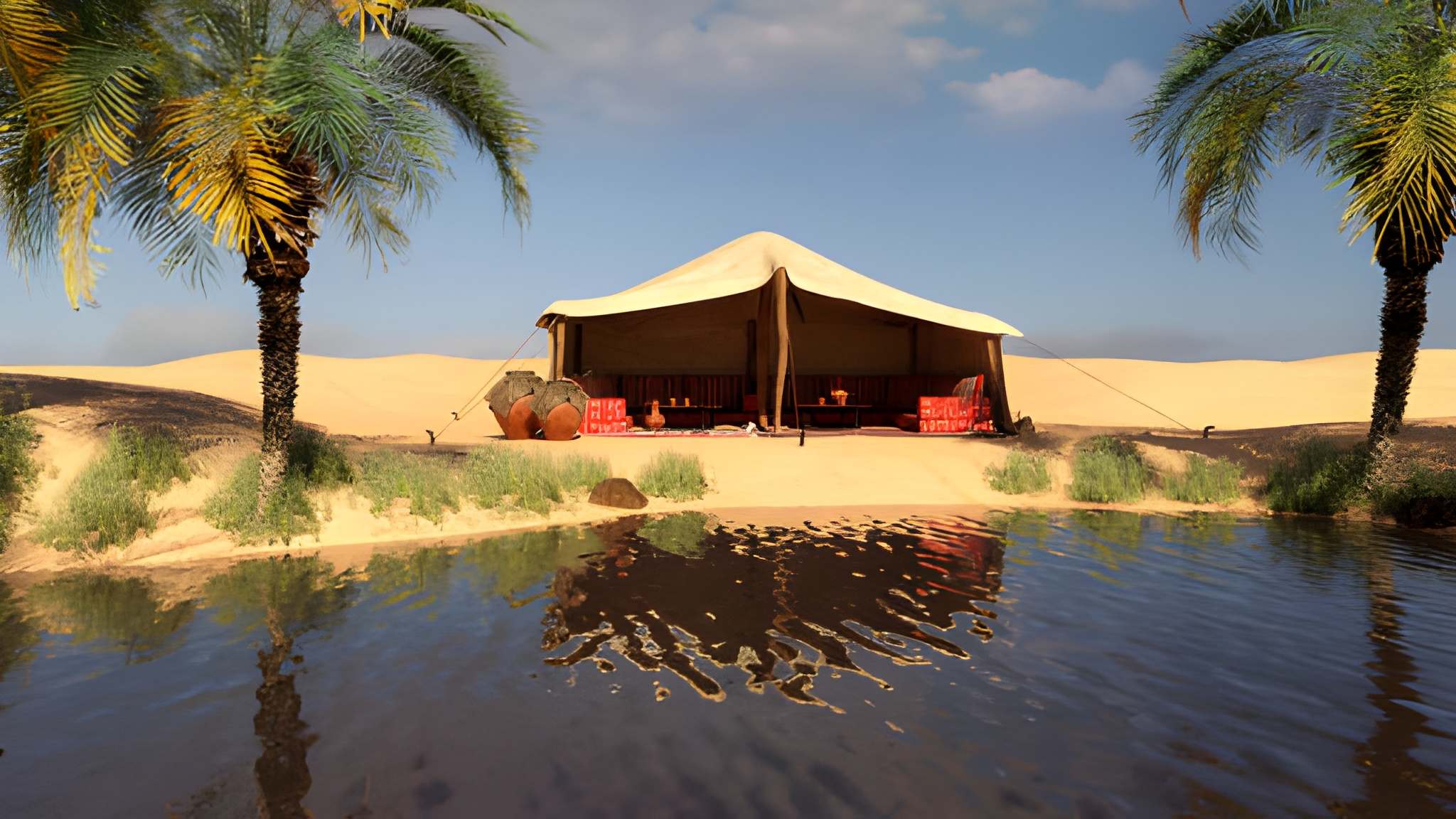 Luxury desert camp