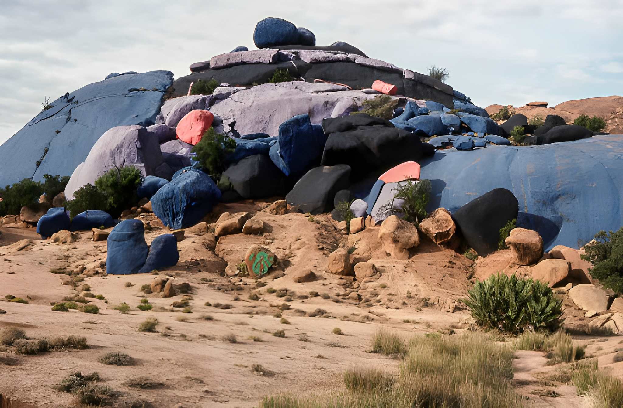 Painted rocks Tafraoute